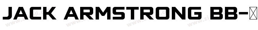 JACK ARMSTRONG BB字体转换